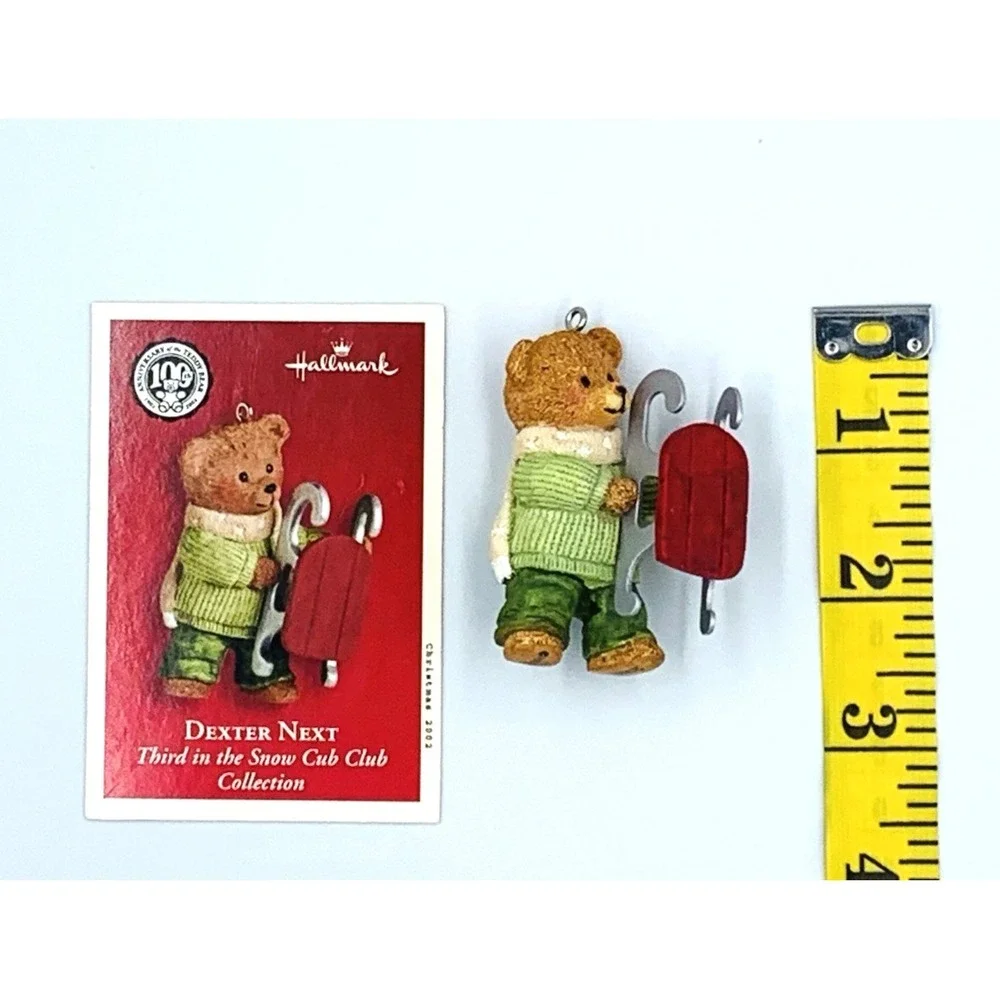Snow Cub Club HollyDay Hill Dexter Next Gracie Skates #1 #3 #4 Hallmark Keepsake